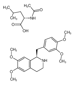 CAS 141109-12-8 R-Tetrahydropapaverine N-acetyl-L-leucinate